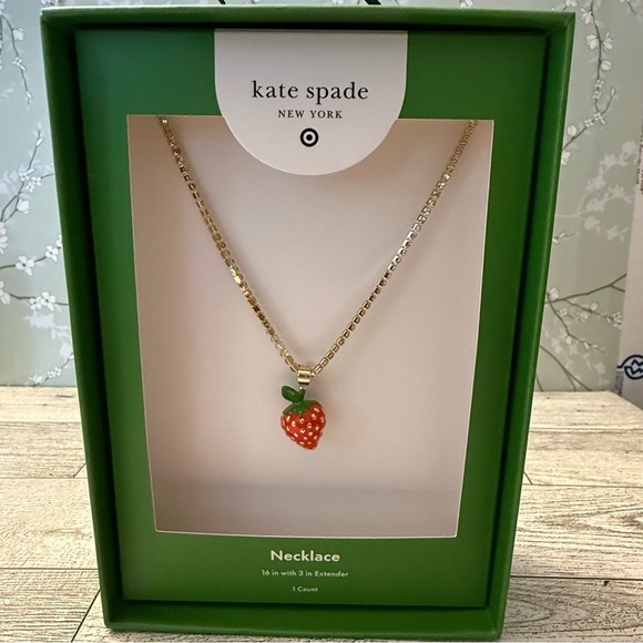 Kate Spade Target Strawberry Necklace - Picture 4 of 6